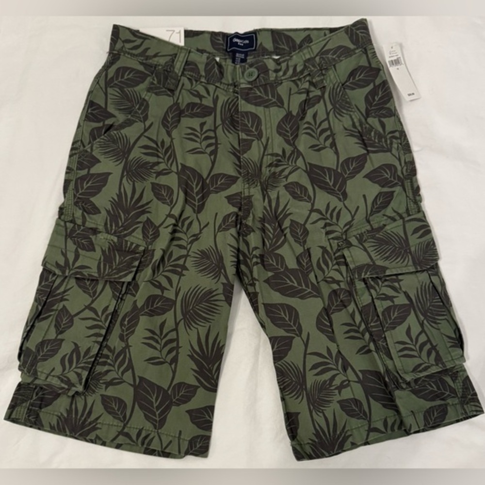 NWT Boy’s Gap Palm Print Cargo Shorts (12)